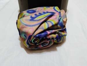 Vintage Palais Royal Psychedelic Swirl Beret Hat with Union Label